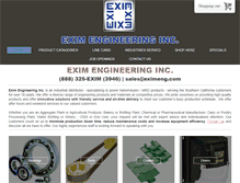 Tablet Screenshot of eximeng.com